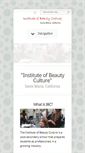 Mobile Screenshot of instituteofbeautyculture.com